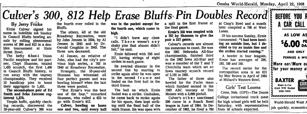 Culver 800 News&nbsp;Clipping