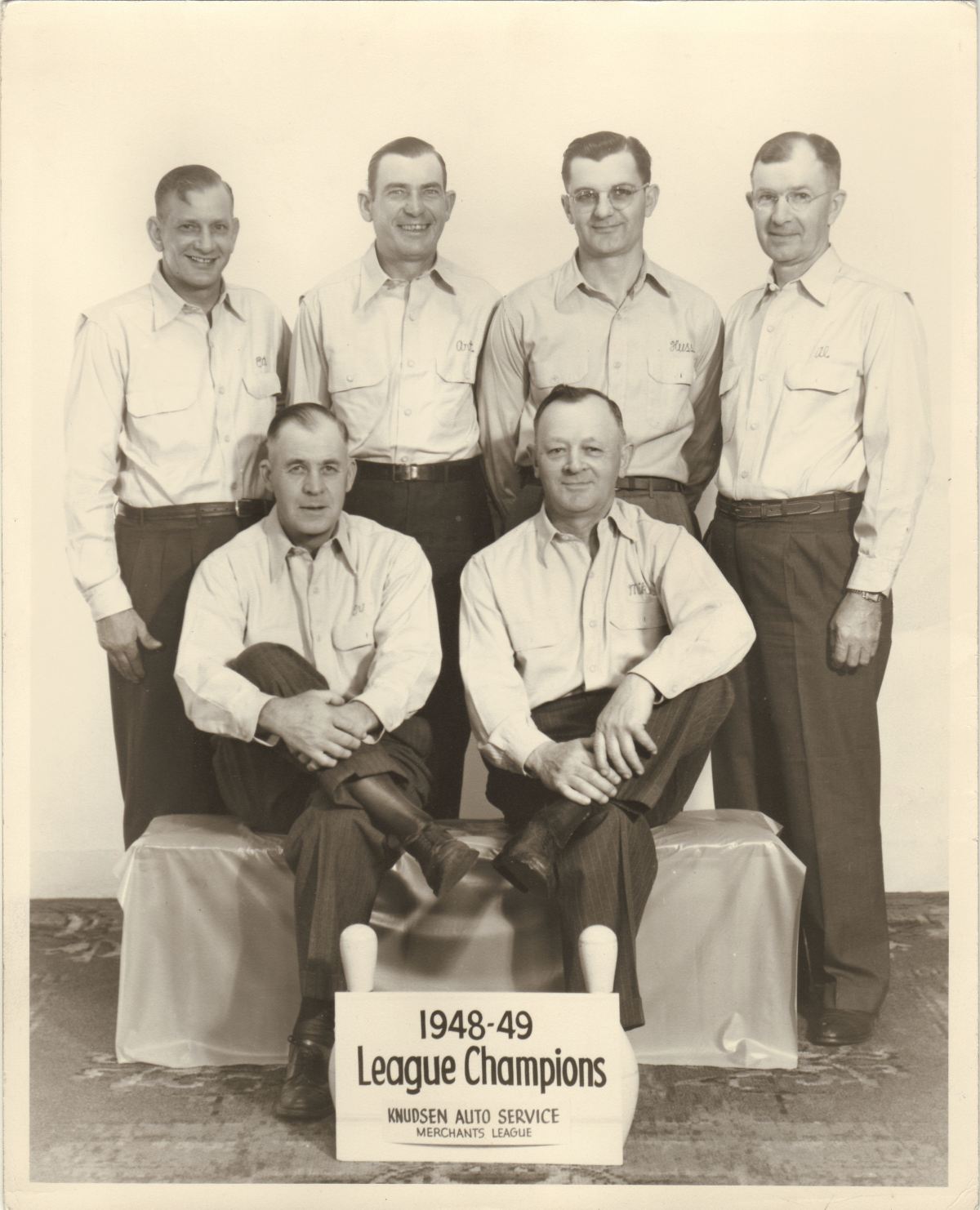Merchants League Champs 1949 Knudsen&nbsp;Auto