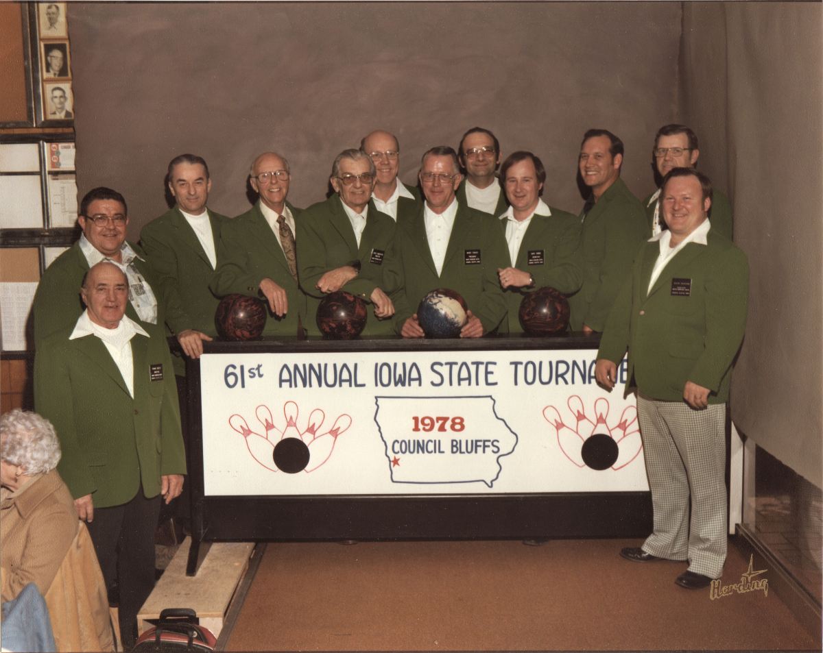 Men’s Board of Directors During State Tournament&nbsp;1978